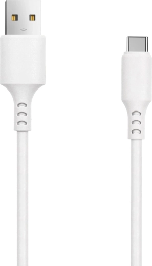 Setty USB–USB‑C kábel 1 m 3 A biely
