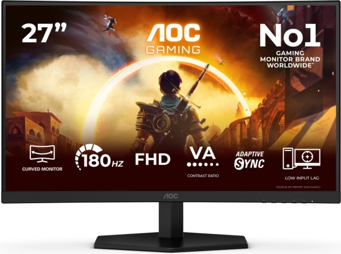 Monitor AOC Gaming C27G42FE 27" zakrivený VA 180 Hz