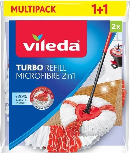 Náhradné hlavice pre rotačný mop TURBO 2v1, 2 ks