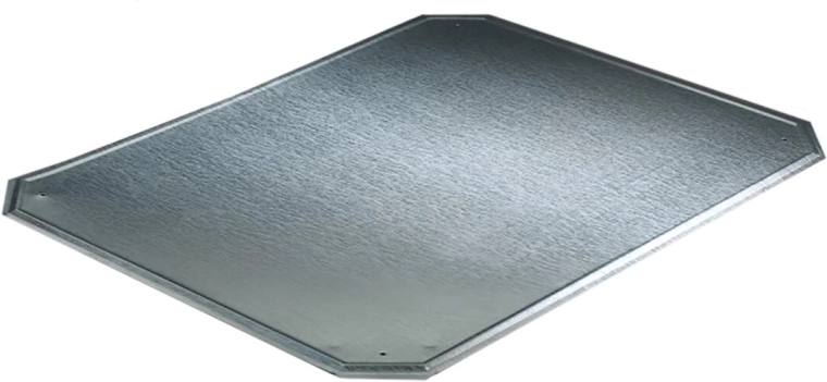 Plech pod kachle 50 × 65 cm pozinkovaný