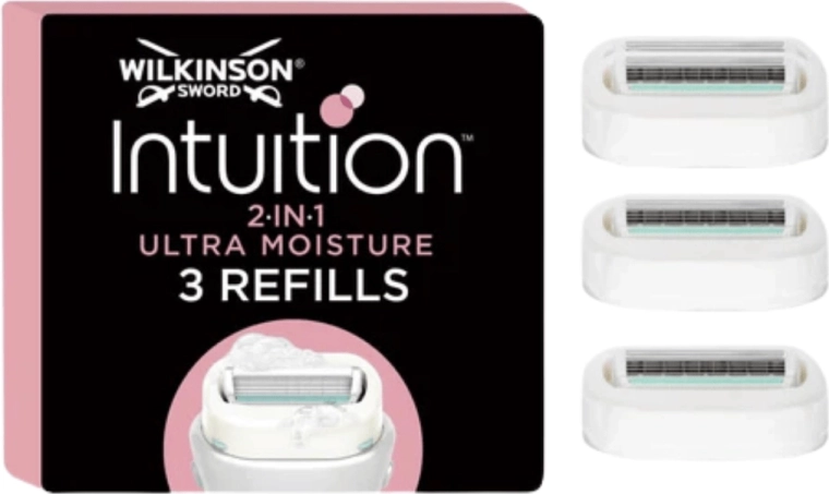 Wilkinson Intuition náhradné holiace hlavice 2v1 Ultra Moisture, 3 ks
