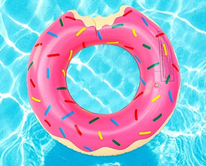 Nafukovací plavecký kruh Donut 110 cm – Ružové