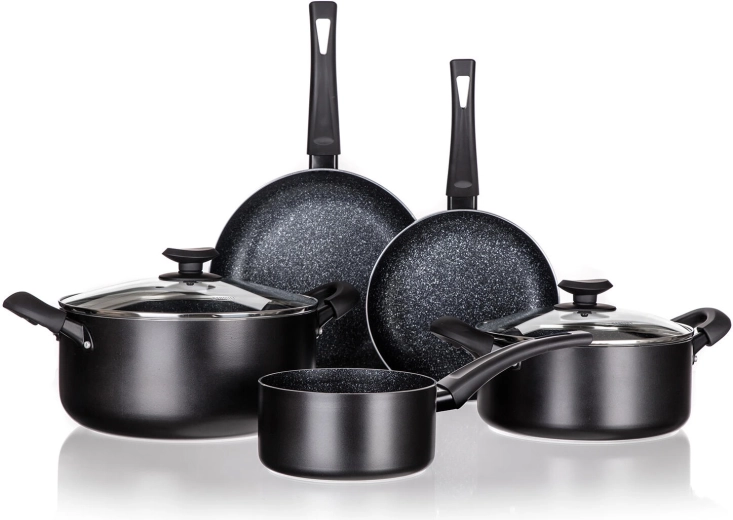 Sada riadu Black Stone 7-dielna s nepriľnavým povrchom, indukčná