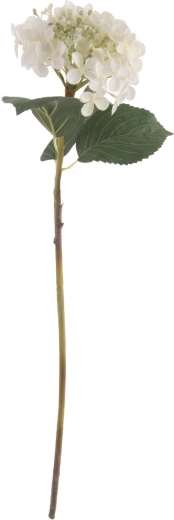 Umelá kvetina hortenzia biela 64 cm