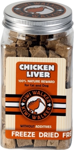 KiwiWalker mrazom sušené kuracie pečienky pre psy 115 g