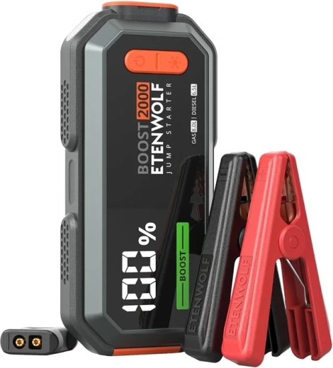 Štartovací zdroj Etenwolf J1 16 000 mAh 2 000 A
