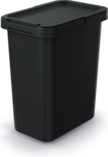 Odpadkový kôš Systema 12 l – recyklovaná čierna