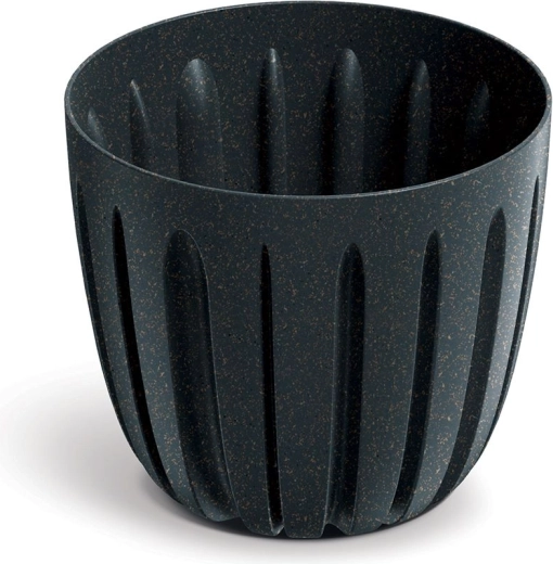 Kvetináč Wario Eco Wood 13,8 cm antracit