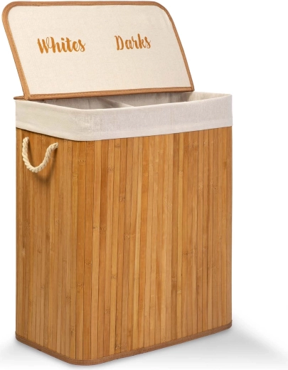 Dve komory: svetlá a tmavá bielizeň bez námahy