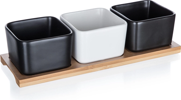 Elegantná kombinácia porcelánu a bambusu