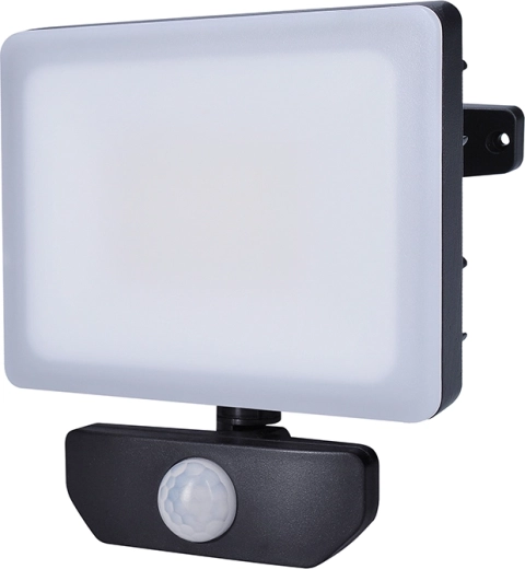Solight Quick LED reflektor so senzorom pohybu 30 W, 2550 lm, 4000 K, IP44, čierny