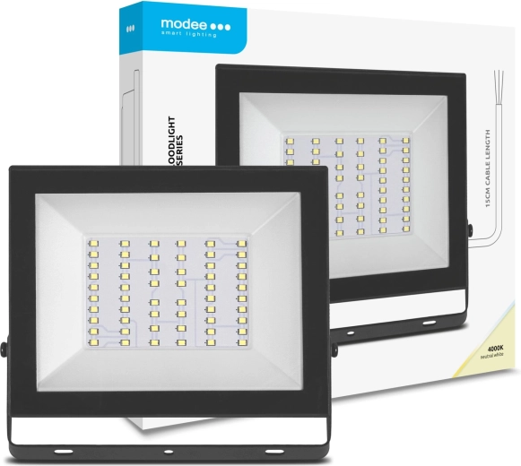Modee LED reflektor E‑series Slim 50 W, 4000 lm, 120°, neutrálna biela
