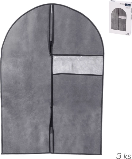 UROVNEJTO obal na oblečenie z netkanej textílie 60 × 90 cm (3 ks)