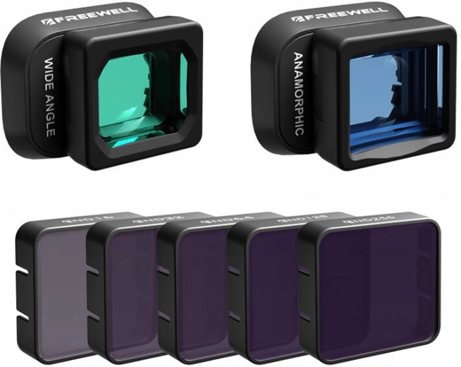 Sada filtrov širokouhlý, anamorfný a ND pre DJI Mini 4 Pro