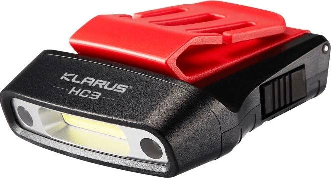 Klarus HC3 Red – nabíjacia čelovka so senzorom pohybu, 100 lm