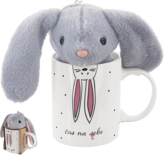 Porcelánový hrnček so zajačikom 390 ml