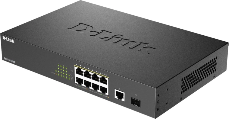 D-Link DGS-1010MP gigabitový PoE prepínač
