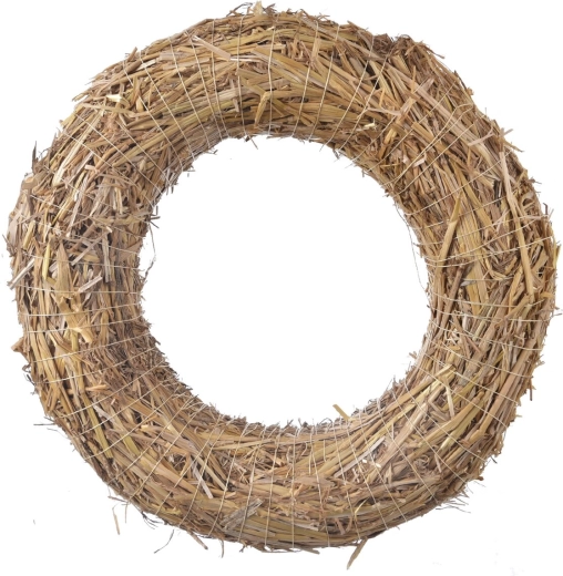 Slamený veniec 40 cm – prírodný korpus na dekorácie