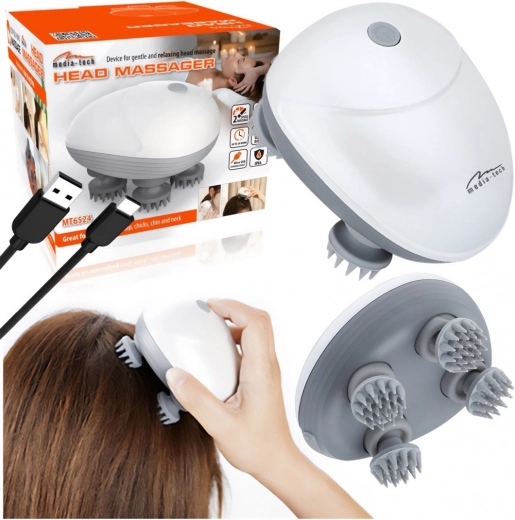 Masážny prístroj na hlavu Media-Tech Head Massager