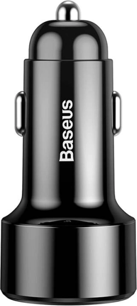 Autonabíjačka BASEUS Magic Dual, 2× USB, QC 3.0, 45 W, čierna