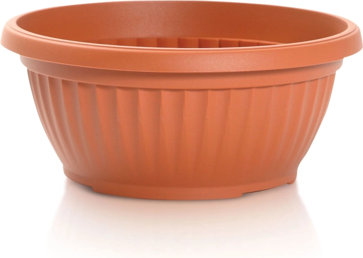Plastová kvetinová misa Terra 30 cm terakota