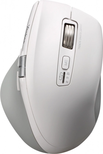 Ergonomická bezdrôtová myš s nabíjateľnou batériou a duálnym Bluetooth + 2,4 GHz Flying Scroll