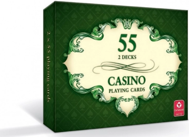 Kartový set casino 2×55 listov