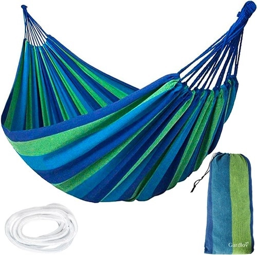 Záhradná dvojmiestna hojdacia sieť bez tyčí 240 × 150 cm, nosnosť 150 kg