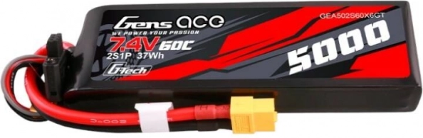 Gens Ace G-Tech 5000 mAh 7,4 V 60C LiPo 2S s konektorom XT60