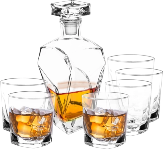 Whisky sada Marco s karafou 0,75 l a 6 pohármi 280 ml