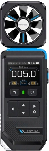 FNIRSI digitálny anemometer FAM-02