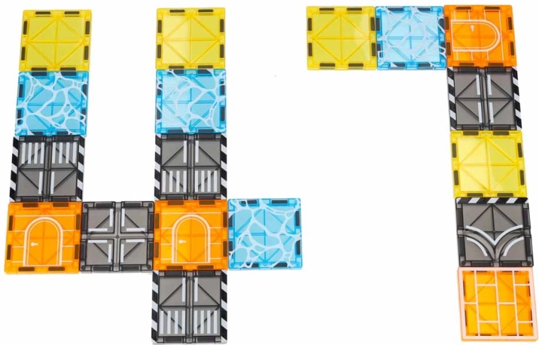 Magnetické dieliky na jednoduché skladanie a 3D stavby