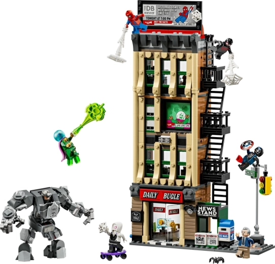 Ikonická štvorposchodová budova Daily Bugle