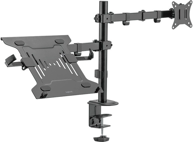 Dvojité rameno pre monitor a notebook