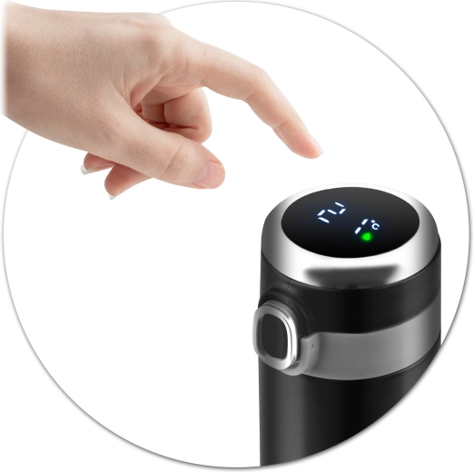 Dotykový teplomer vo viečku