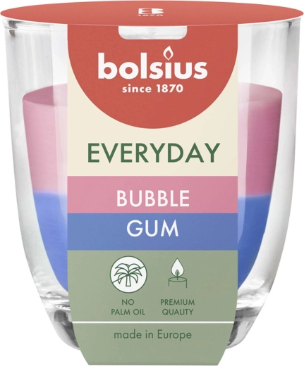 Vonná sviečka v skle Bubble Gum 8 × 7 cm