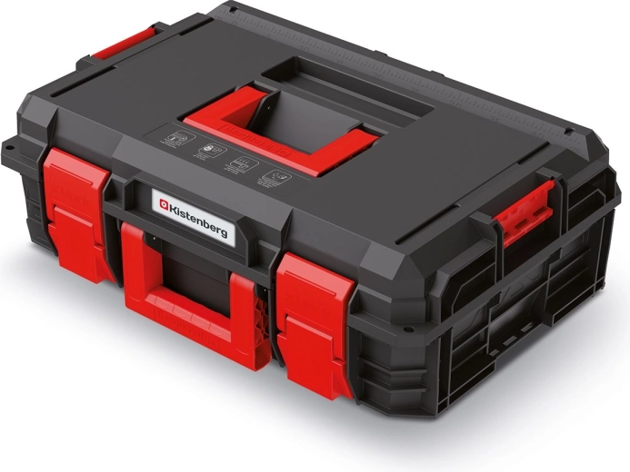 Kufor na náradie X‑BLOCK PRO, 546 × 380 × 194 mm, čierny