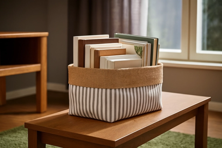 Perfektný na knihy, textil aj hračky