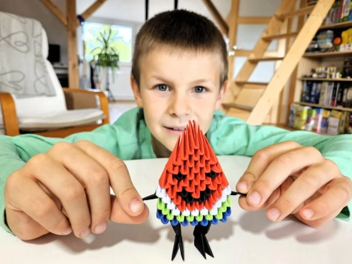 Farebná 3D dekorácia