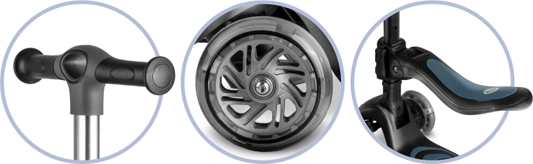 Rastie s dieťaťom: výškové riadidlá aj sedadlo