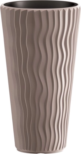 Kvetináč Sandy Slim mocca 45 l Prosperplast