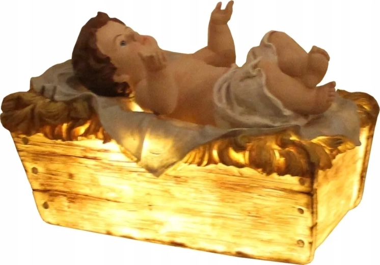 Detailný Ježišek v jasličkách