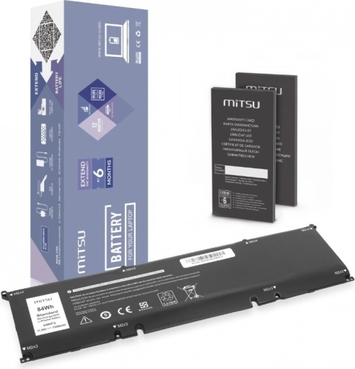 Mitsu batéria pre notebook Dell Alienware M15/M17 R3–R4, Precision 5550 a XPS 15 9500/9510 (69 Wh, 11,55 V)
