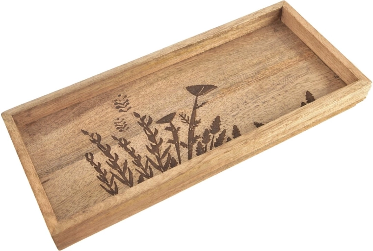 Podlhovastý podnos z mangového dreva Louka 36 × 16 cm