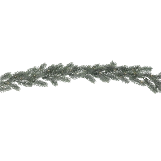 Realistická ihličnatá girlanda s teplým svetlom
