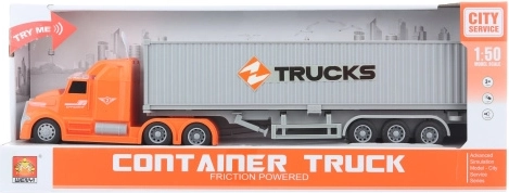 kamión s kontajnerom na batérie so svetlami a zvukmi