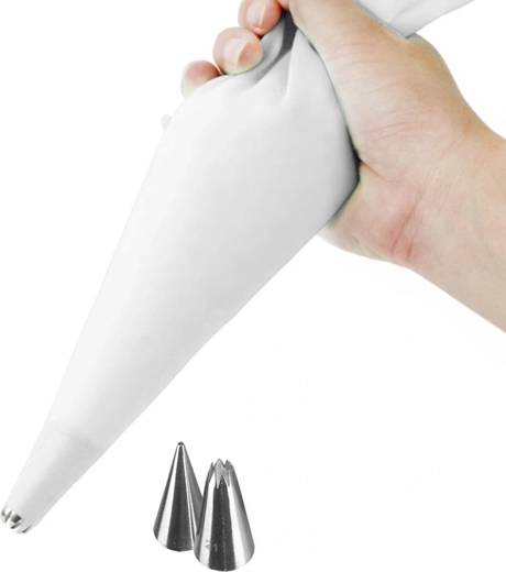 Silikónové cukrárske vrecko so zdobiacimi špičkami Orion 30 cm - 3 ks