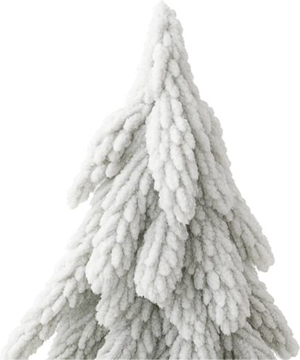 Hebké vetvičky so snehovým efektom