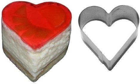 Vykrajovátko na tortičky srdce Semifreddo