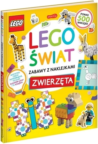 LEGO svet – zábava so samolepkami: zvieratá